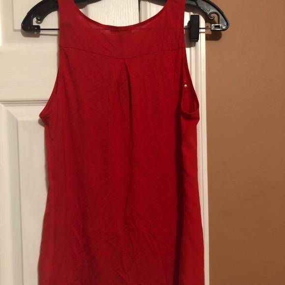 New with tag Express sleeveless v neck top with front zipper size S - Picture 4 of 4
